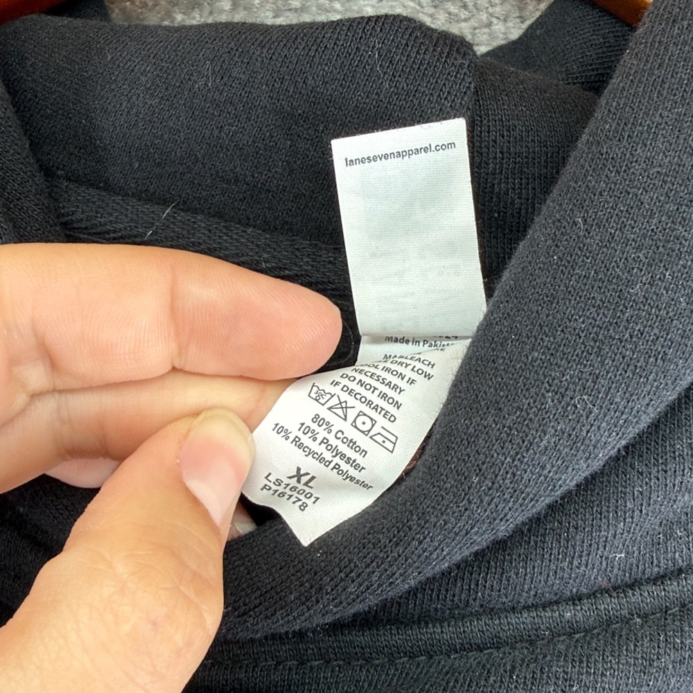 RARE Rick & Mortys Uber Eats Wendys Hoodie Black Collab Mens XL Collectible - Picture 8 of 9